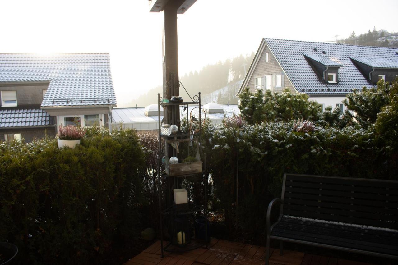 Bergkristall direkt am Bikepark und Skigebiet, 2 Schlafzimmer, Terrasse, abschließbarer Keller Winterberg Exterior foto